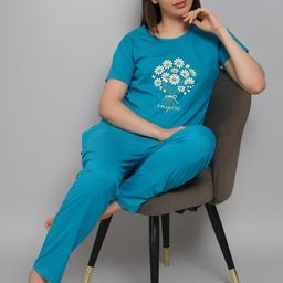 FITIN OUTFIT Women Pure Cotton Nightdress-image-45