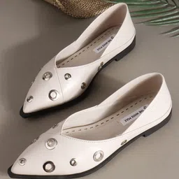 THE WHITE POLE Women Stylish Trending Platform Mules Jutti-picture-55