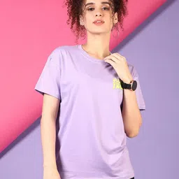 V-Mart Women Graphic Printed Round Neck Cotton T-shirt-picture-37