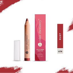 Color Chemistry Creamy Matte Finish Lip & Cheek Crayon  - 2.5 g - Rust LC16-36