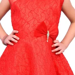 BAESD Net Fit & Flare Midi Dress image 2