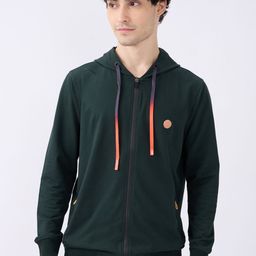 SPYKAR Men Bottle Green Cotton Regular Fit Casual Sweatshirts-image-34