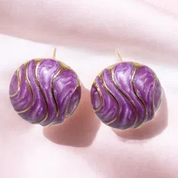 Jolly Faces Stone Studded Contemporary Studs-57