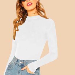 Dream Beauty Fashion Women High Neck Regular Fitted Top-picture-10