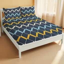 IVAZA Navy Blue Bedsheets-picture-10