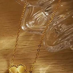 Zabby Allen Gold-Plated Stainless Steel Minimal Necklace-image-94