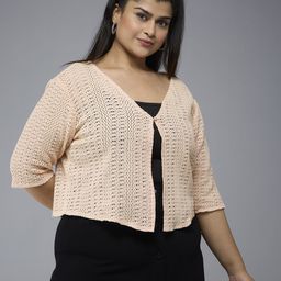 Style Quotient Cotton Button Shrug-picture-13