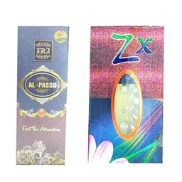 RAVIOUR LIFESTYLE Set Of 2 Zx & Al Passo Alcohol-Free Attar - 8ml Each-57
