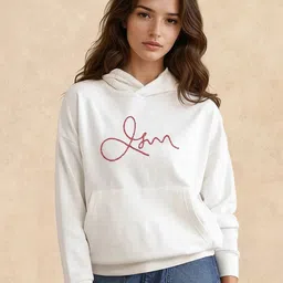 RAREISM Women Printed Hooded Sweatshirt-image-86