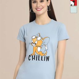 Mast & Harbour Women Typography 3 Printed Applique T-shirt-image-97