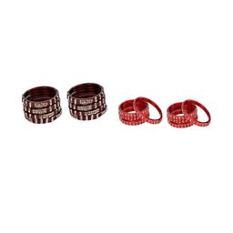 Somil Combo Glass Bangles For Women | Traditional Bangles Set | Daily, Festive & Party, Combo Of 2 Set, Maroon, Red-image-3