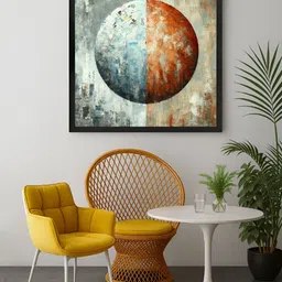 999Store Orange & Blue 1 Piece Canvas Other Wall Paintings-image-84