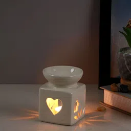 TAYHAA White Textured Ceramic Aroma OilDiffusers-41