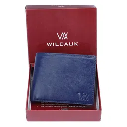 WILDAUK Men Textured PU Two Fold Wallet-34