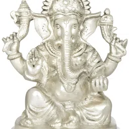 Exotic India Silver-Toned Religious Idol Showpiece-picture-4