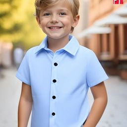 BAESD Boys Pack Of 2 Classic Fit Striped Shirts-image-60