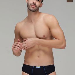 AMUL COMFY Men Pack Of 2 Pure Cotton Mid-Rise Basic Briefs-picture-14