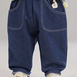 LULU & SKY Girls High-Rise Low Distress Jeans-image-74