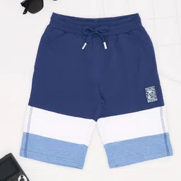 Pantaloons Junior Boys Colourblocked Printed Pure Cotton Regular Shorts-21