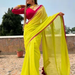 Moda Rapido Phulkari Pure Georgette Saree-picture-31