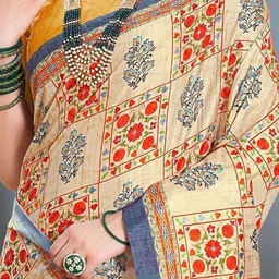Anouk Rustic Ethnic Motifs Saree image 3