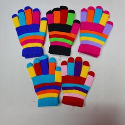 FIRMED STRING Kids-Unisex Multi Wool Gloves-53