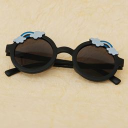 DukieKooky Kids Full Rim UV Protected Round Sunglasses DKSG533B-image-66