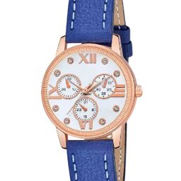 Miss Perfect Women Embellished Dial & Leather Textured Straps Analogue Watch PL459-picture-34