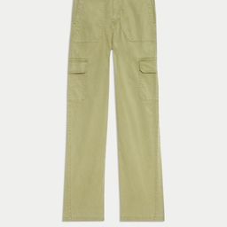 Marks & Spencer Women Straight Fit High-Rise Cargo Style Jeans-image-8
