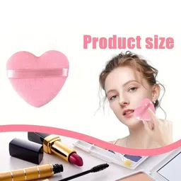 Facejewel Set Of 9 Mini Sponge & Triangle Puff With  Heart Sponge image 2