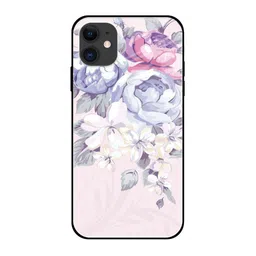 QRIOH Floral Printed iPhone 12 Back Case Mobile Accessories-19