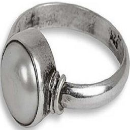 GenZcomplex Silver-Plated Brass Pearls Finger Ring-image-83