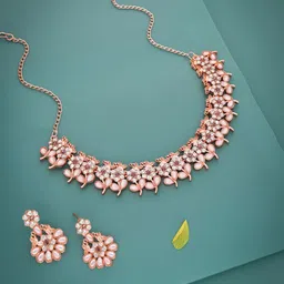 Anouk Gold-Plated American Diamond Studded Jewellery Set-picture-29