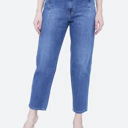 FCK-3 Women Cotton Frisky Boyfriend Fit High-Rise Heavy Fade Jeans-image-56