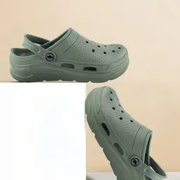 Red Tape Men Self Design Clogs-picture-11