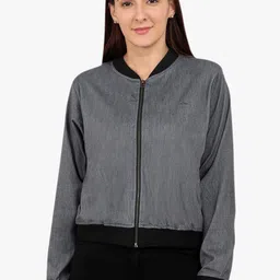Recap Mandarin Collar Lightweight Bomber Jacket-33