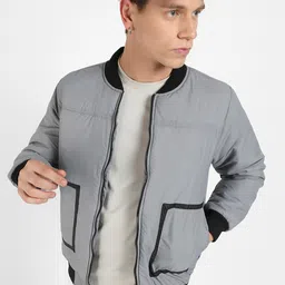 Campus Sutra Windcheater Puffer Jacket-image-89