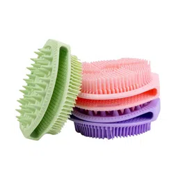 Getmecraft Exfoliating Silicone Bath Brush & Body Scrubber - Purple-28