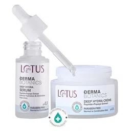 Lotus Herbals Set Of 2 Dermabotanics Ampoule Creme 50 g With Hydra Serum 28 ml-0