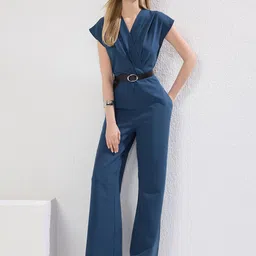 Trendyol Women V Neck Basic Jumpsuit-picture-10
