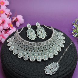 VATSALYA creation Women Grey Jewellery Set-image-37