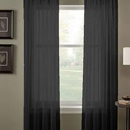 Dekor World Multicoloured Set of 2 Sheer Window Curtain-27