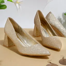 Flat n Heels Block Pumps-48