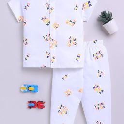 Clt.s Unisex Kids Printed Night suit-image-84