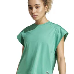 ADIDAS Yoga Logo Detail Short Sleeves T-shirt-17