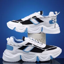 EZDEZARIO Boys Rainbow Colourblocked Sneakers-picture-14