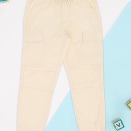 Pantaloons Junior Boys Mid Rise Pure Cotton Joggers-image-85