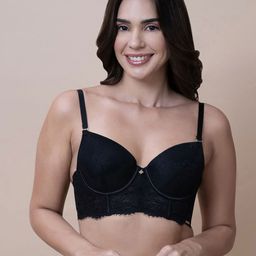 Amante Half Coverage Underwired Lightly Padded Bralette Bra-58