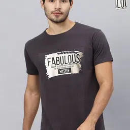 Stelino Men Pack of 2 Typography Printed Round Neck T-shirts-picture-25