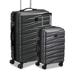 DELSEY Set Of 2 Textured Hard-Sided Trolley Bags-15